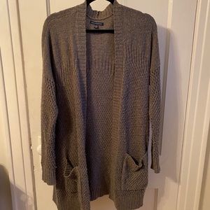 Lightly worn grey cardigan